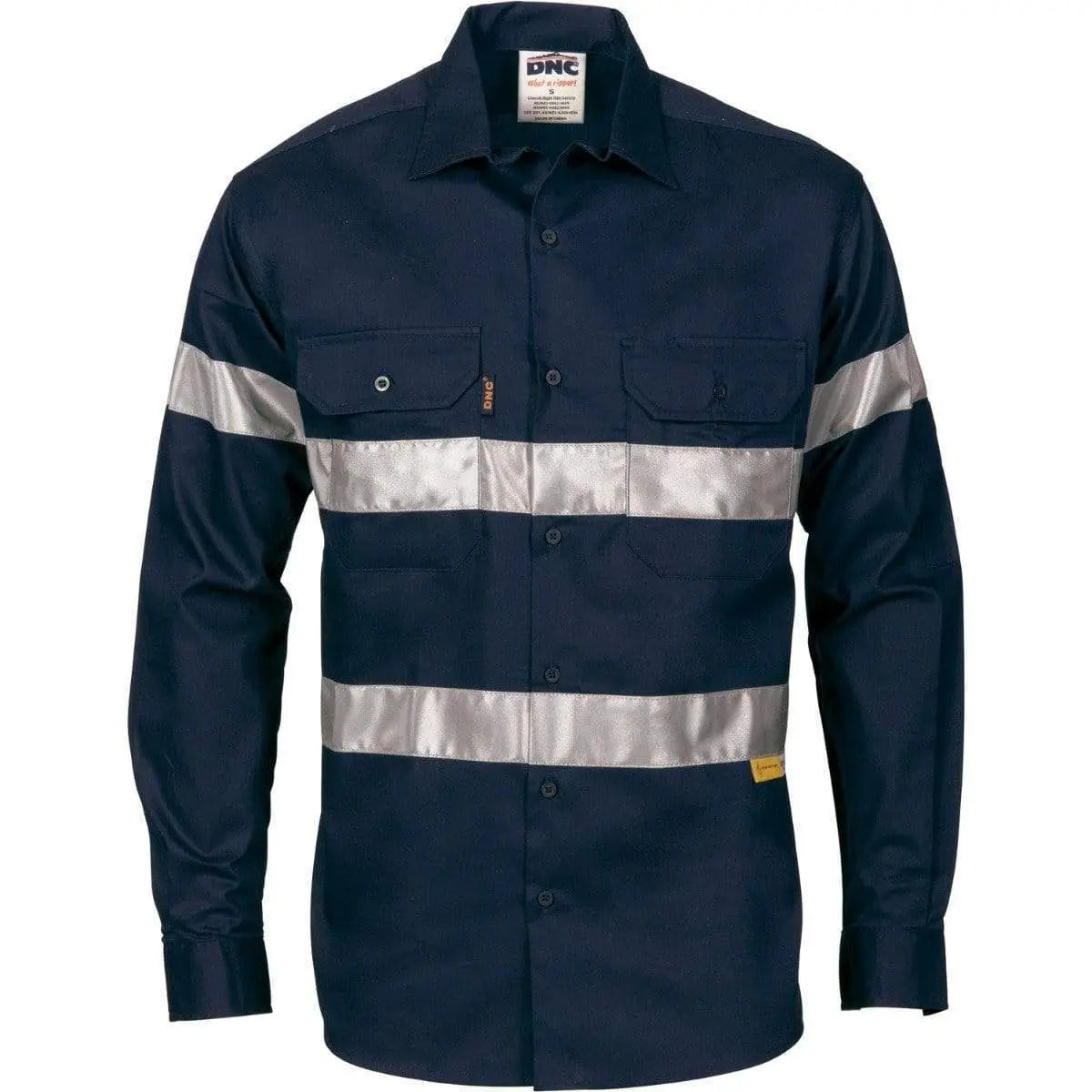 Dnc Workwear Hi-vis D/n Drill Shirt 3535 Metro Workwear.